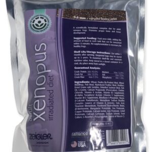 IRRADIATED ADULT XENOPUS DIET